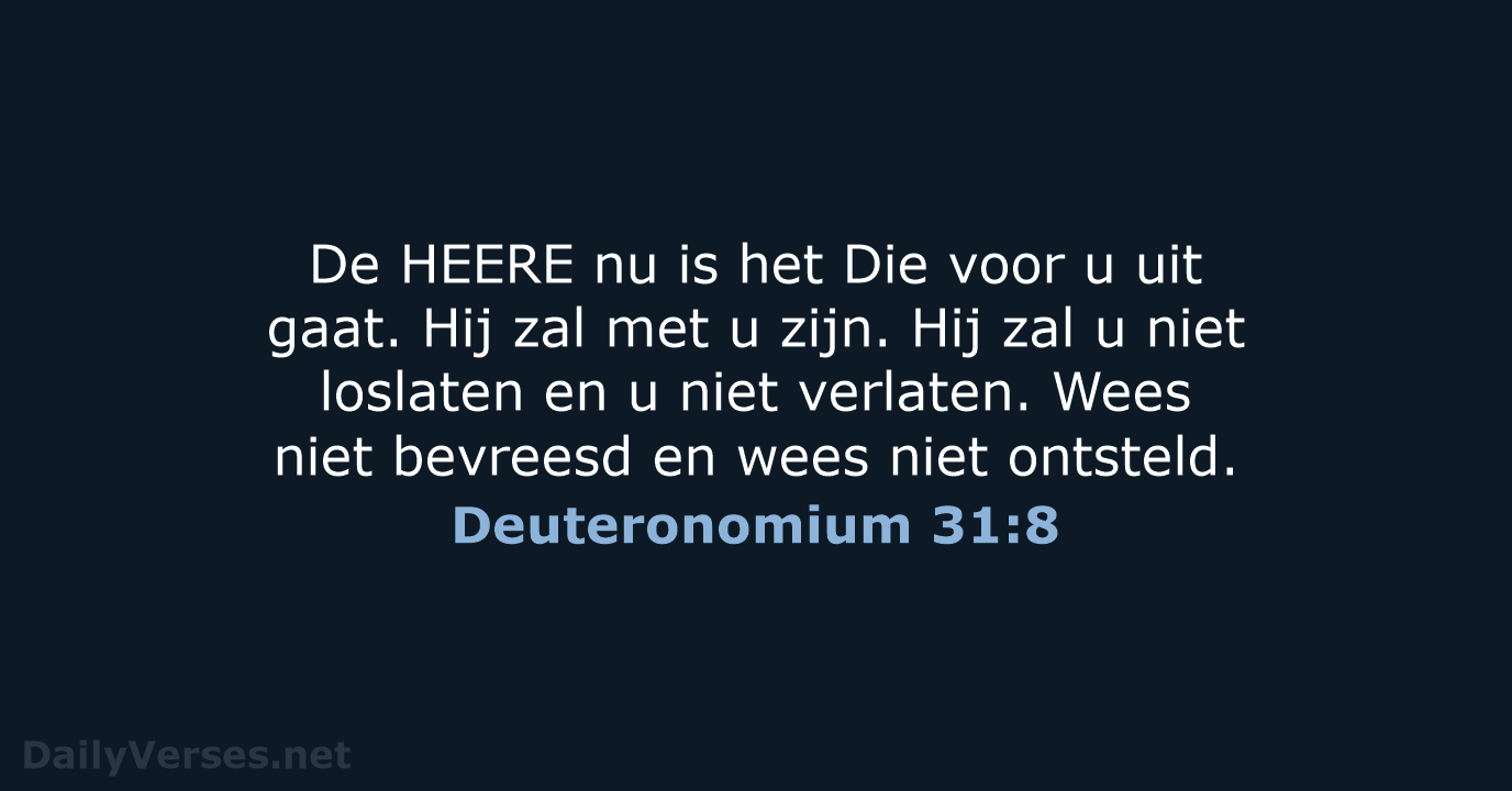 Deuteronomium 31:8 - HSV