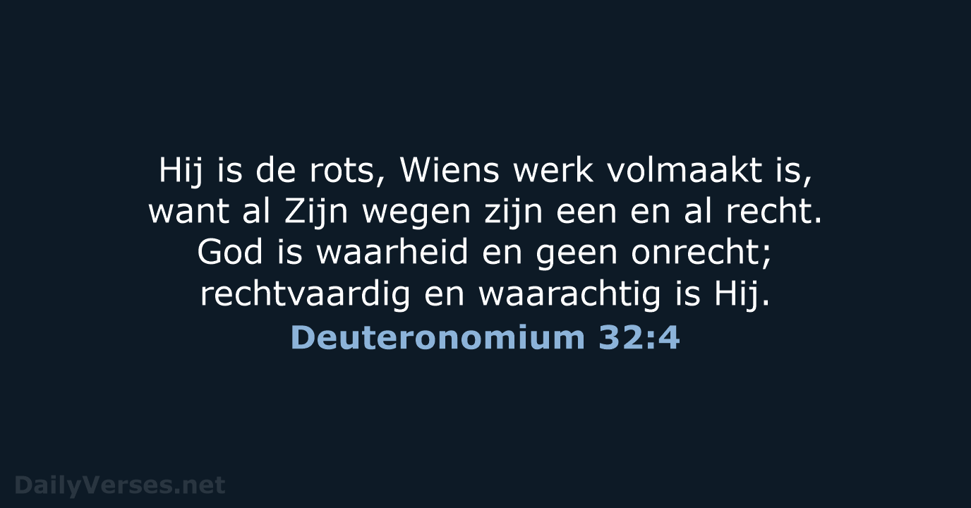 Deuteronomium 32:4 - HSV