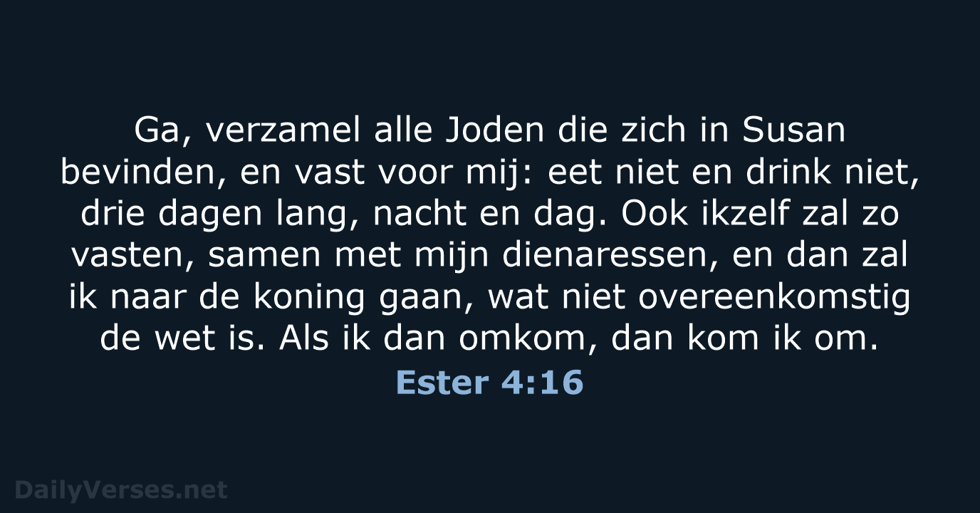 Ester 4:16 - HSV