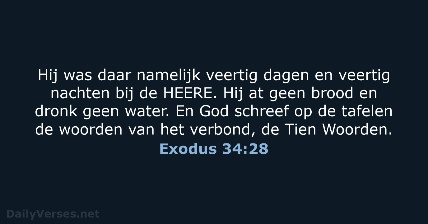 Exodus 34:28 - HSV