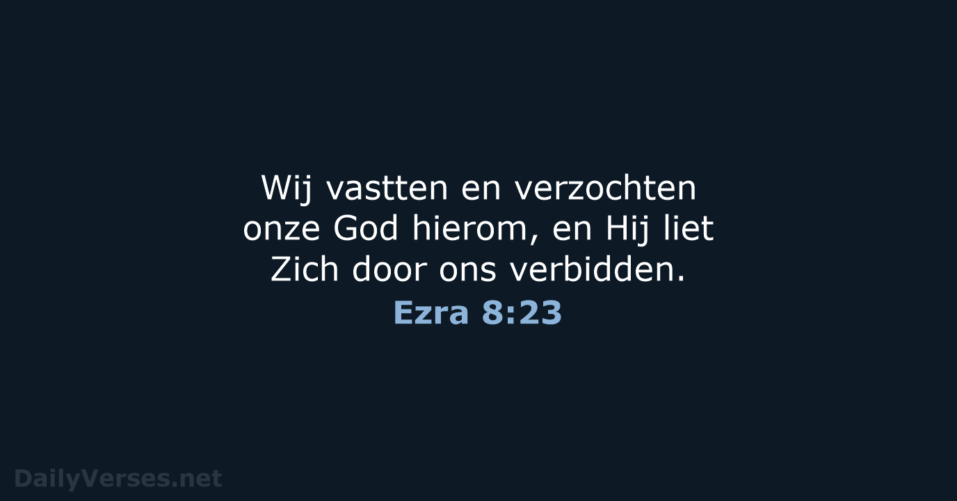 Ezra 8:23 - HSV