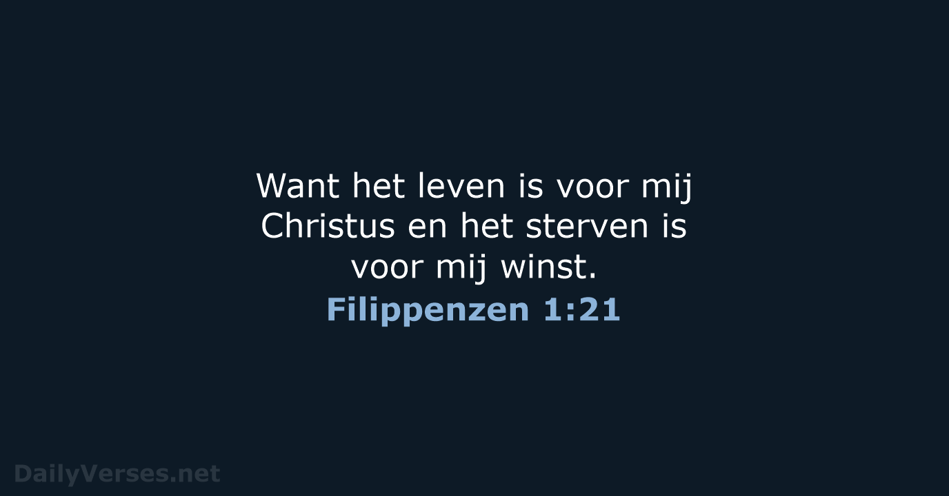 Filippenzen 1:21 - HSV