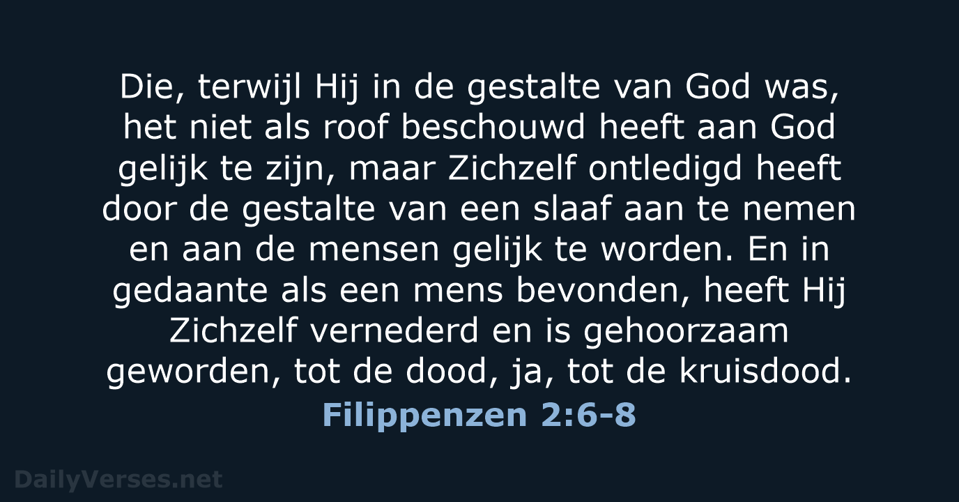 Filippenzen 2:6-8 - HSV