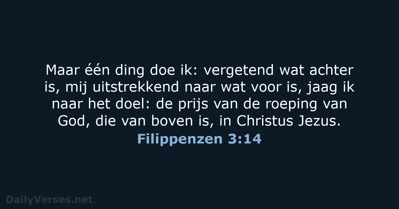 Filippenzen 3:14 - HSV