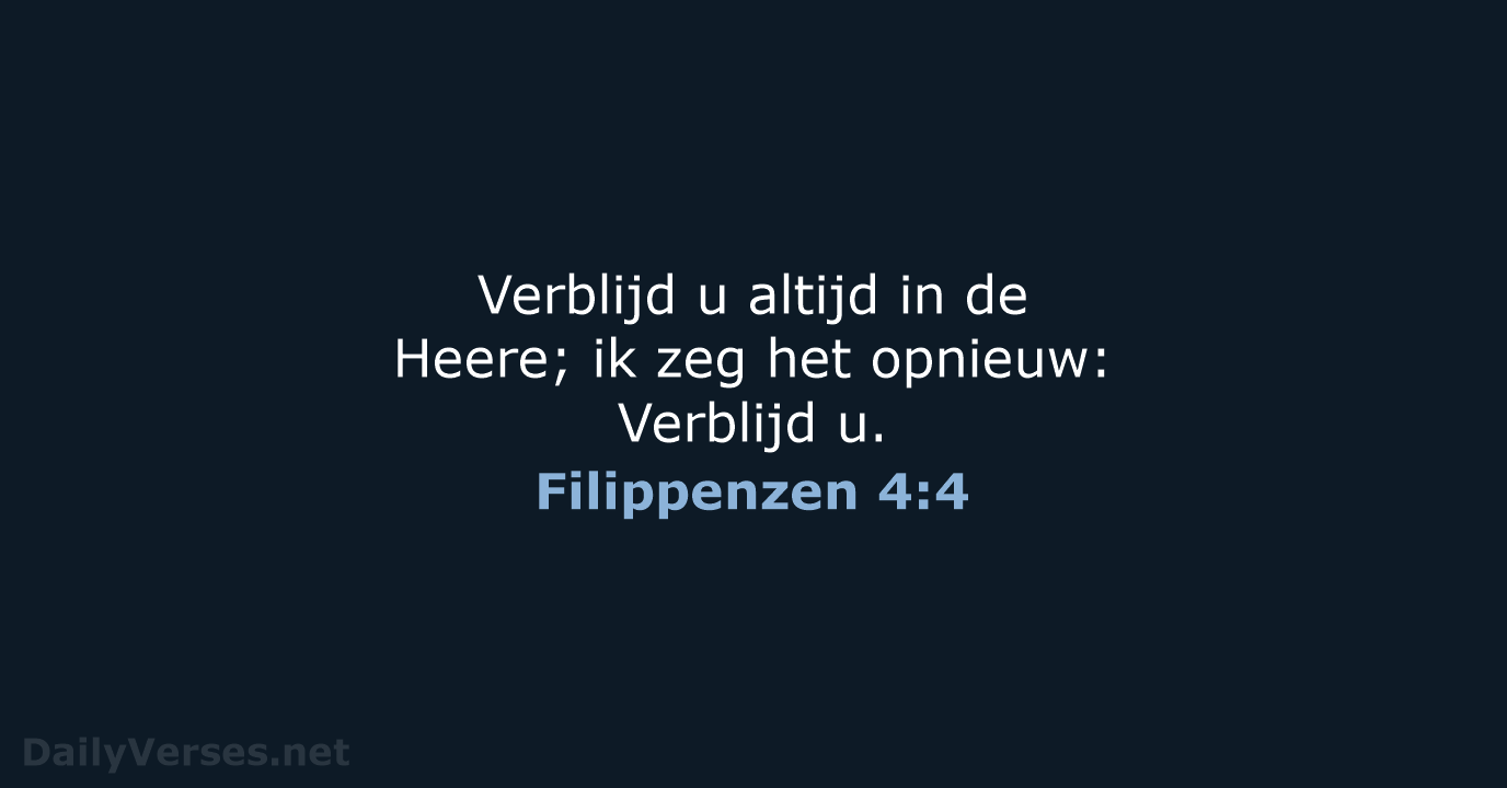 Filippenzen 4:4 - HSV