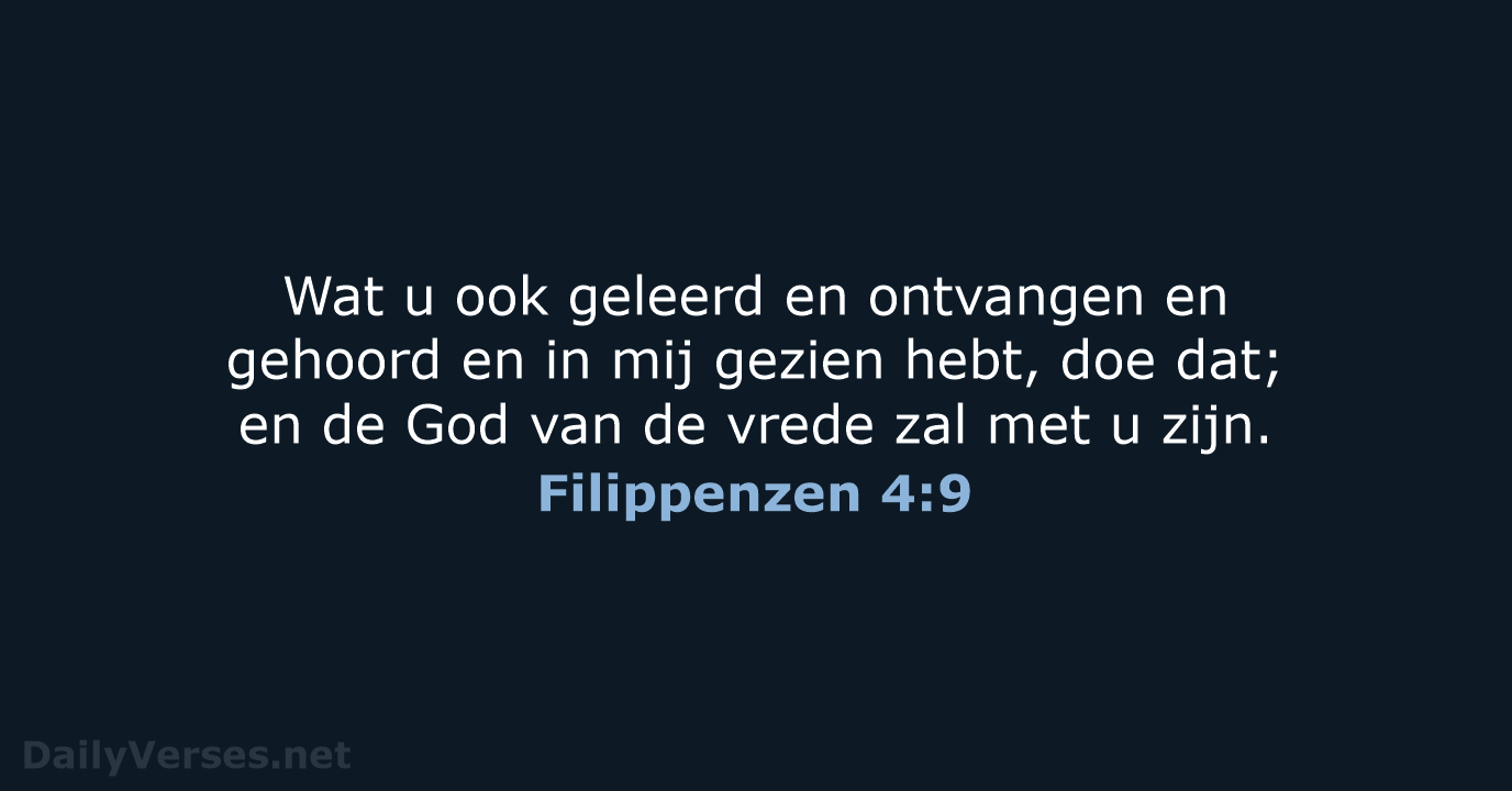 Filippenzen 4:9 - HSV