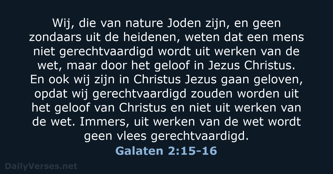 Galaten 2:15-16 - HSV