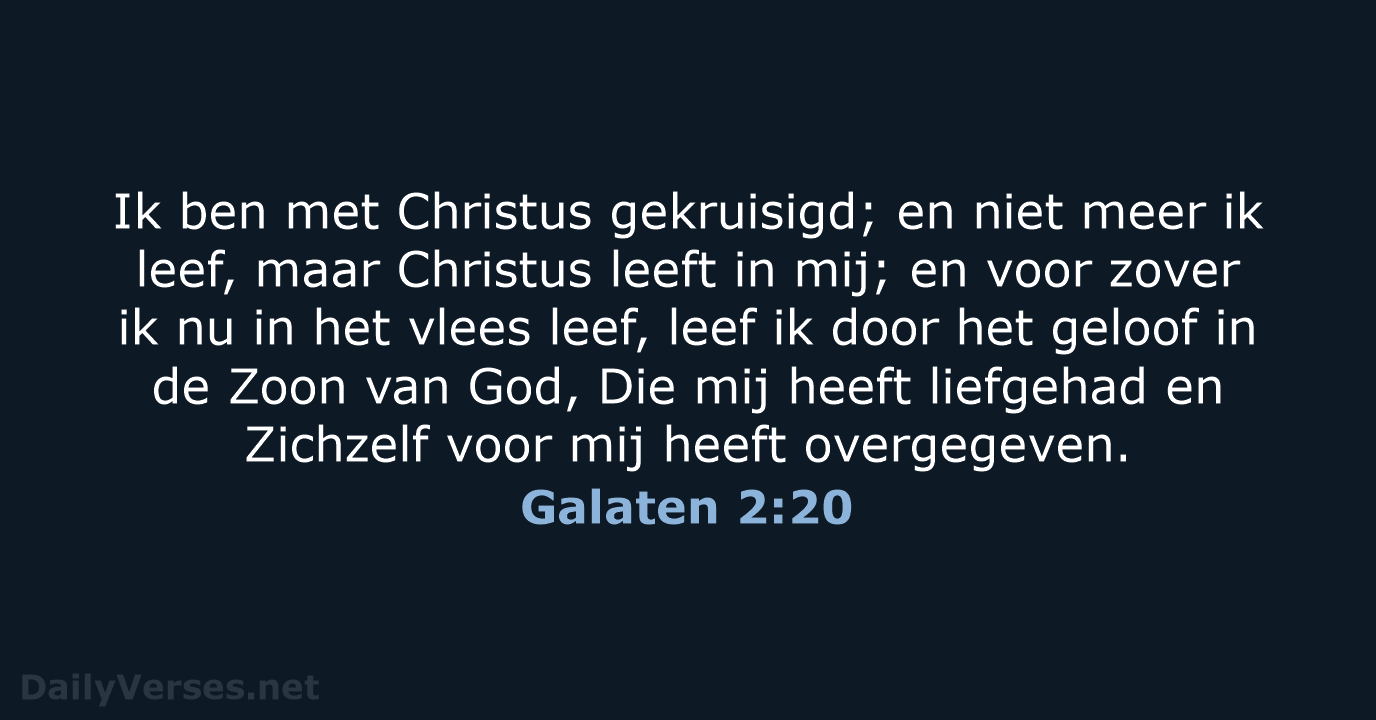 Galaten 2:20 - HSV