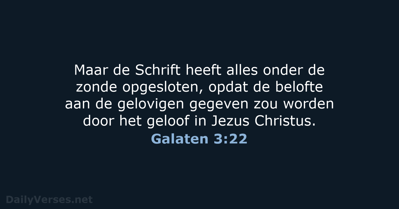 Galaten 3:22 - HSV