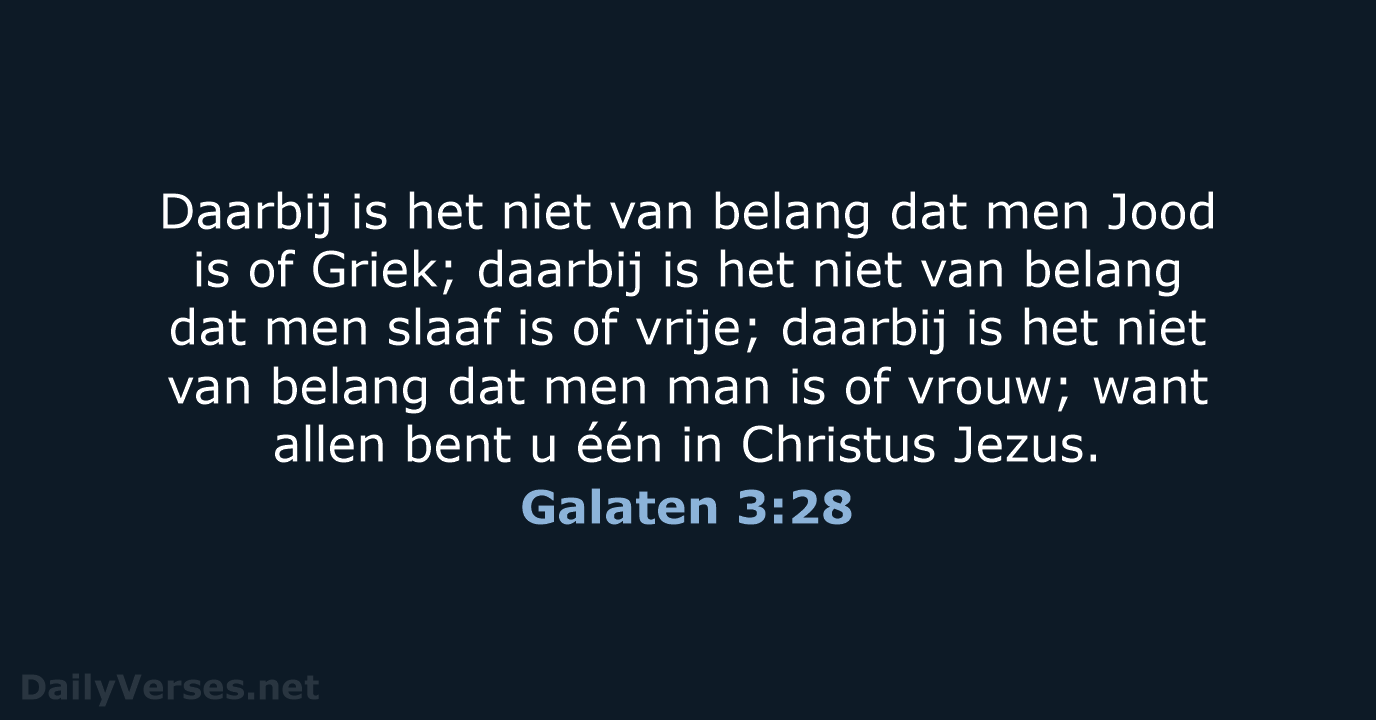 Galaten 3:28 - HSV