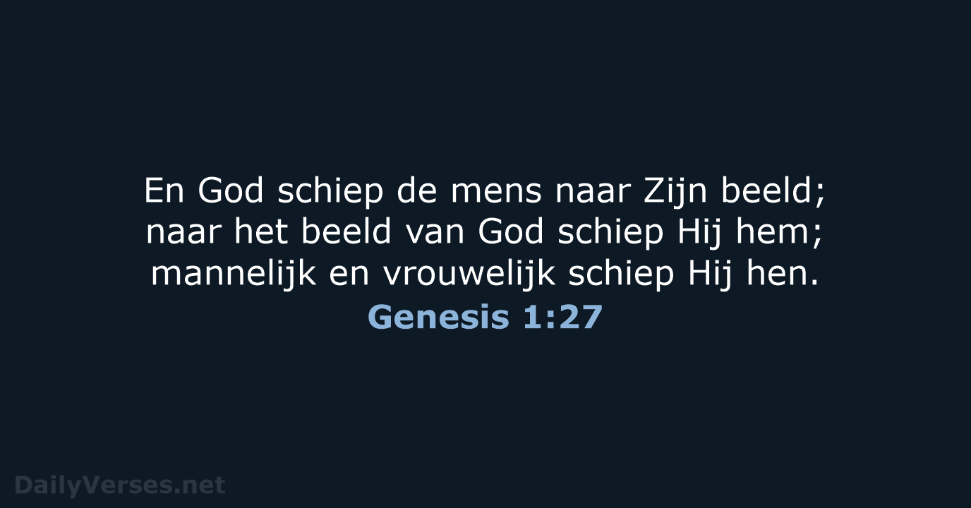 Genesis 1:27 - HSV