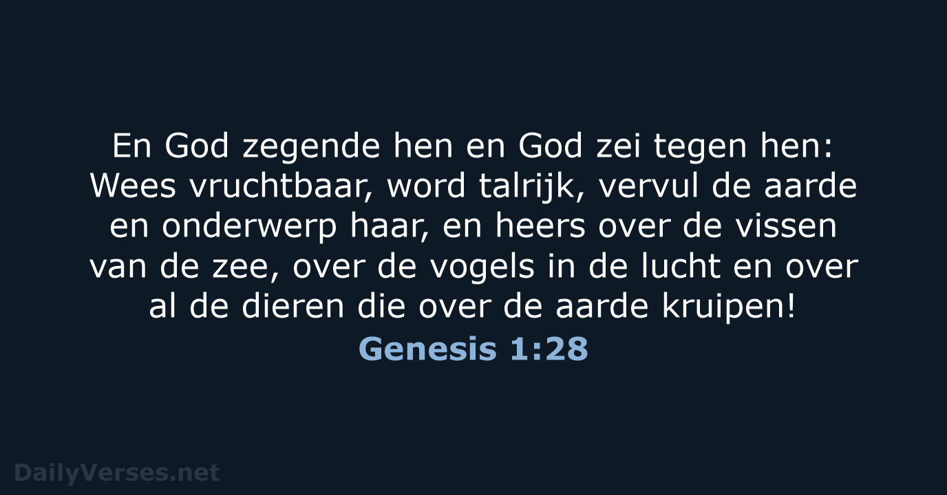 Genesis 1:28 - HSV