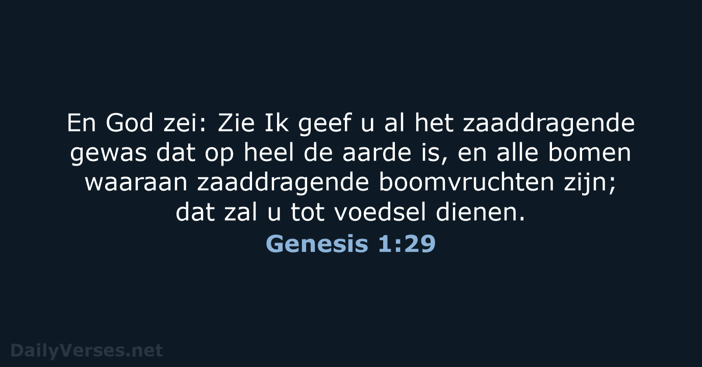 Genesis 1:29 - HSV