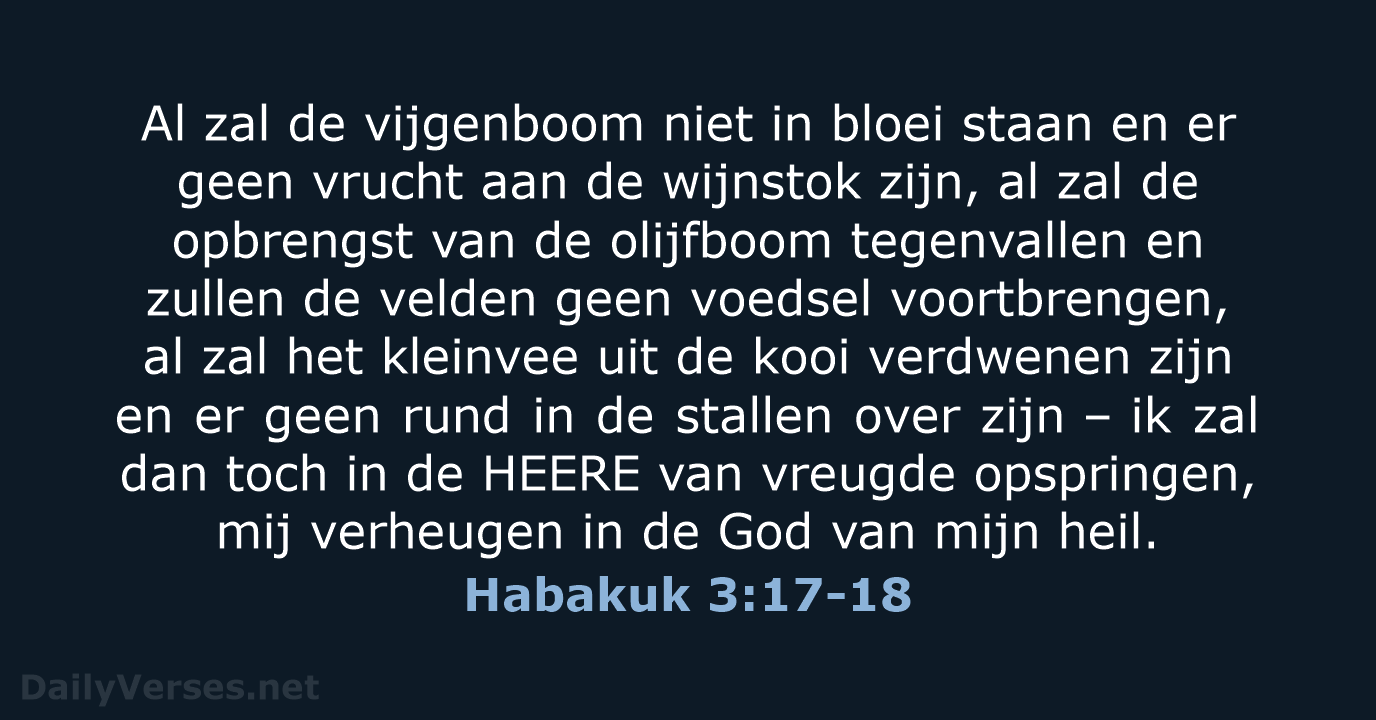 Habakuk 3:17-18 - HSV