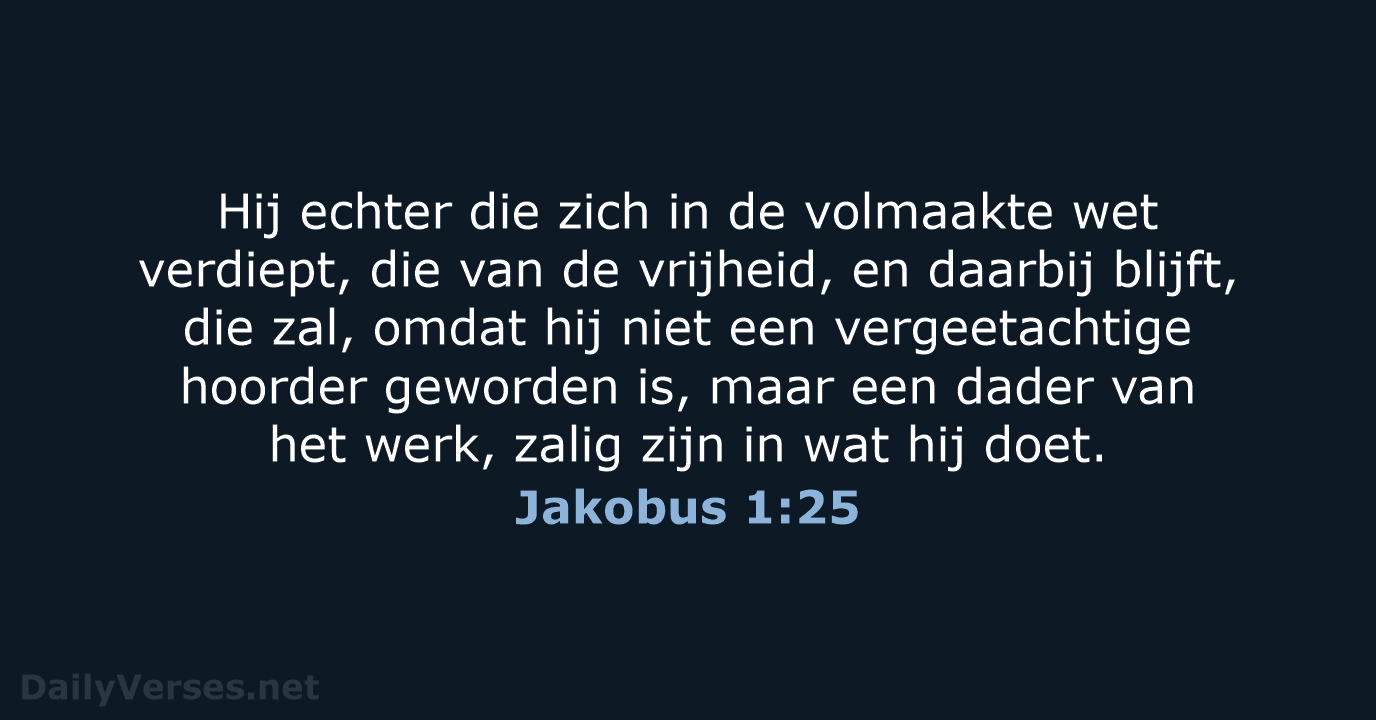 Jakobus 1:25 - HSV