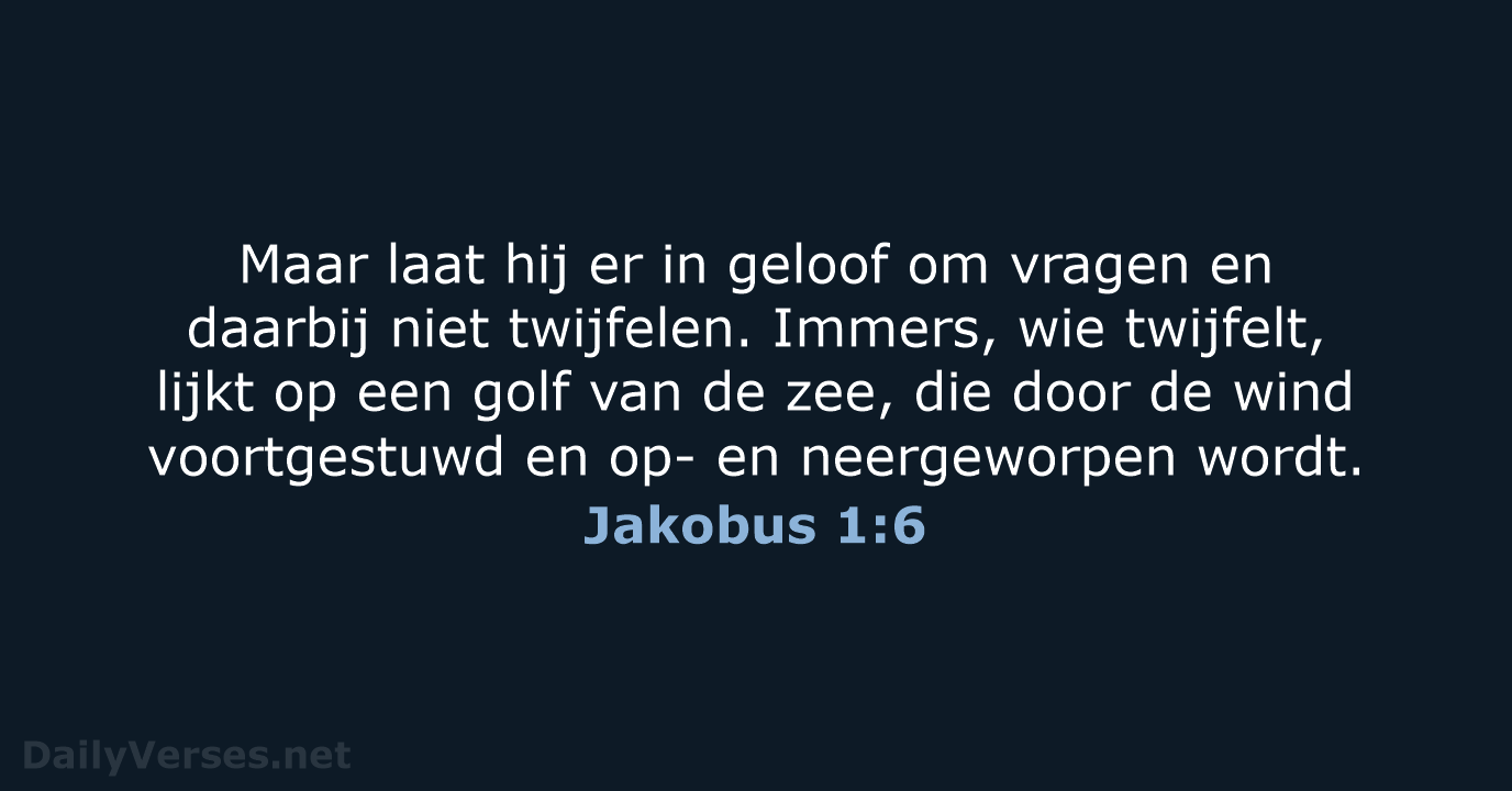 Jakobus 1:6 - HSV