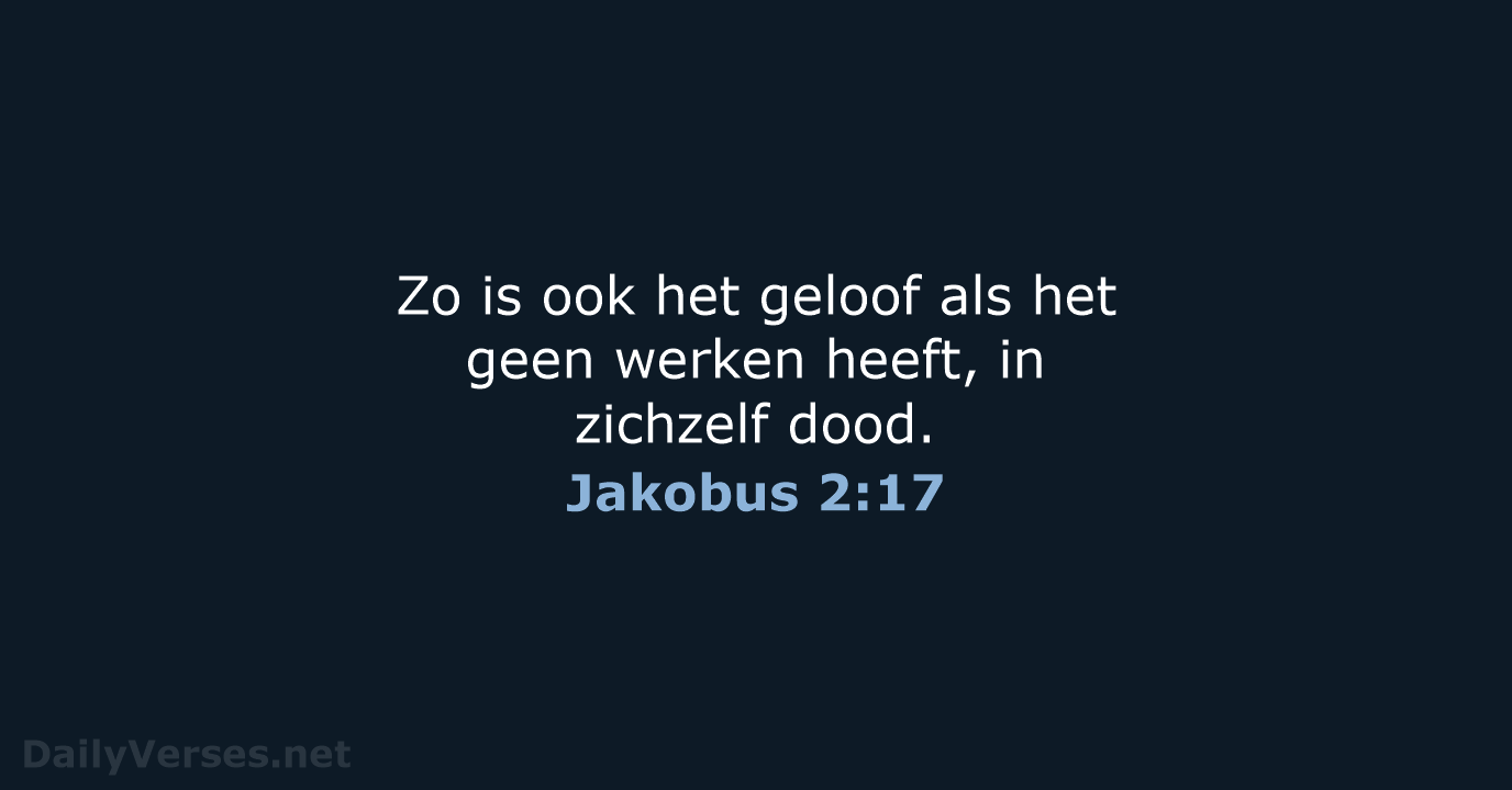 Jakobus 2:17 - HSV