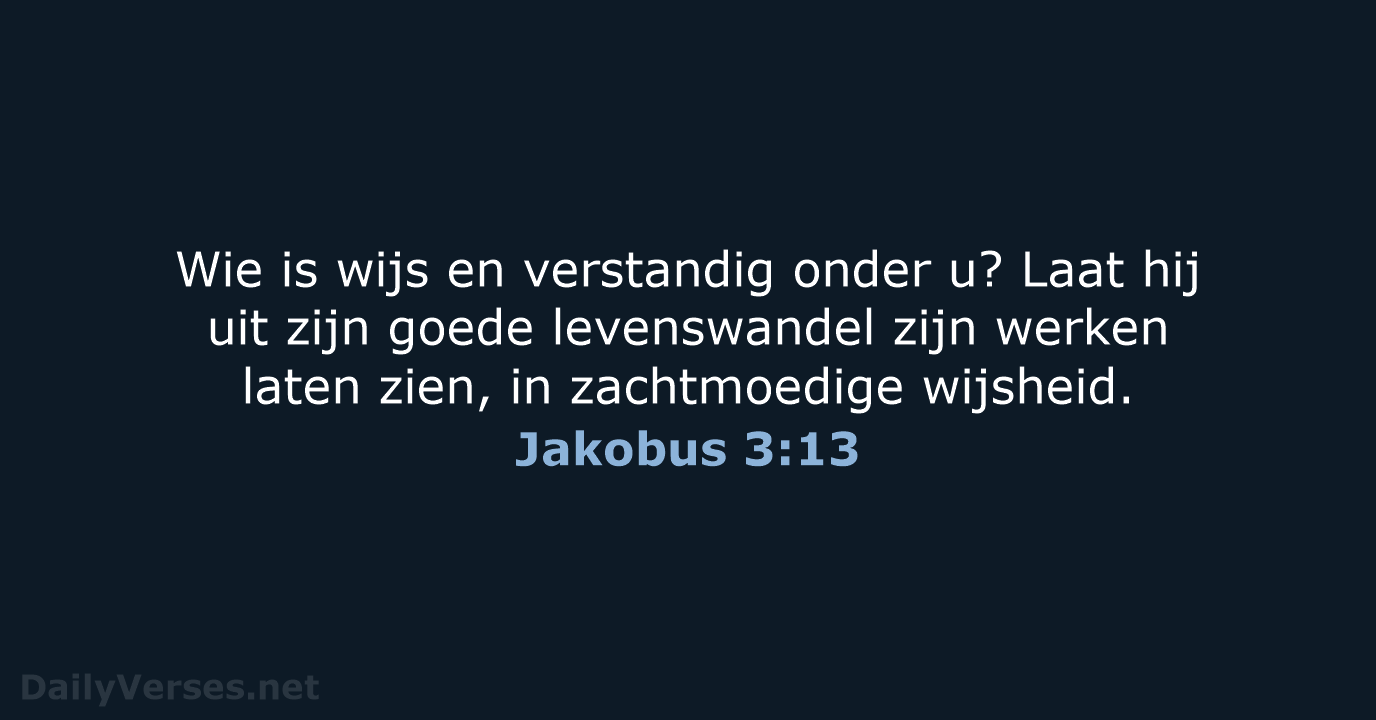Jakobus 3:13 - HSV