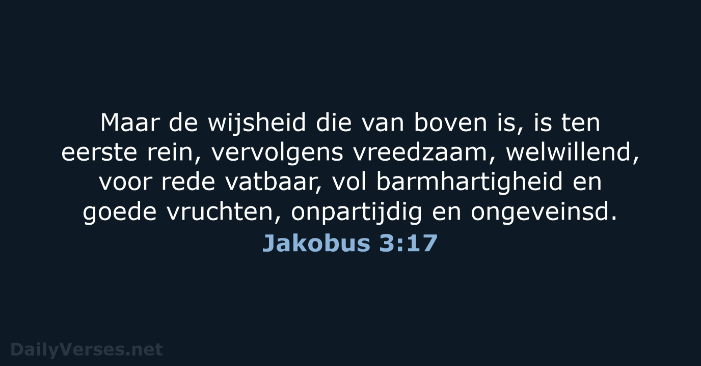 Jakobus 3:17 - HSV