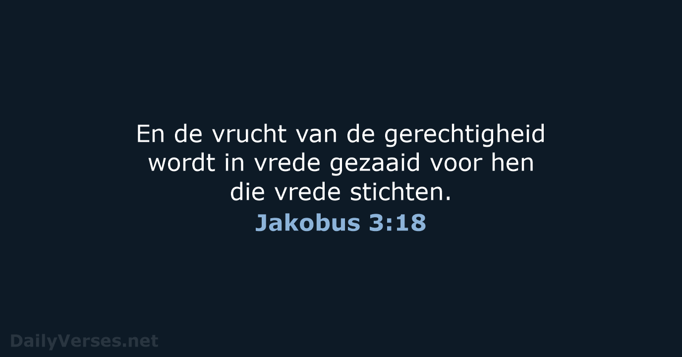 Jakobus 3:18 - HSV