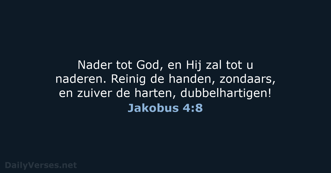 Jakobus 4:8 - HSV