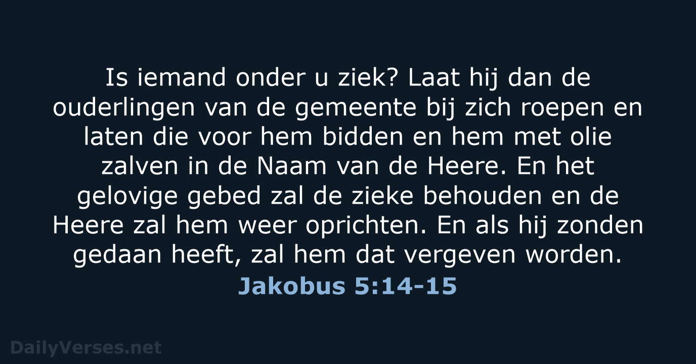 Jakobus 5:14-15 - HSV
