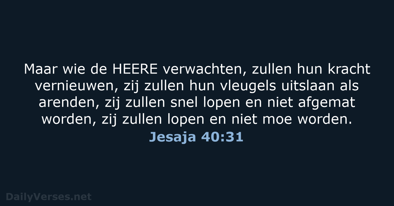 Jesaja 40:31 - HSV