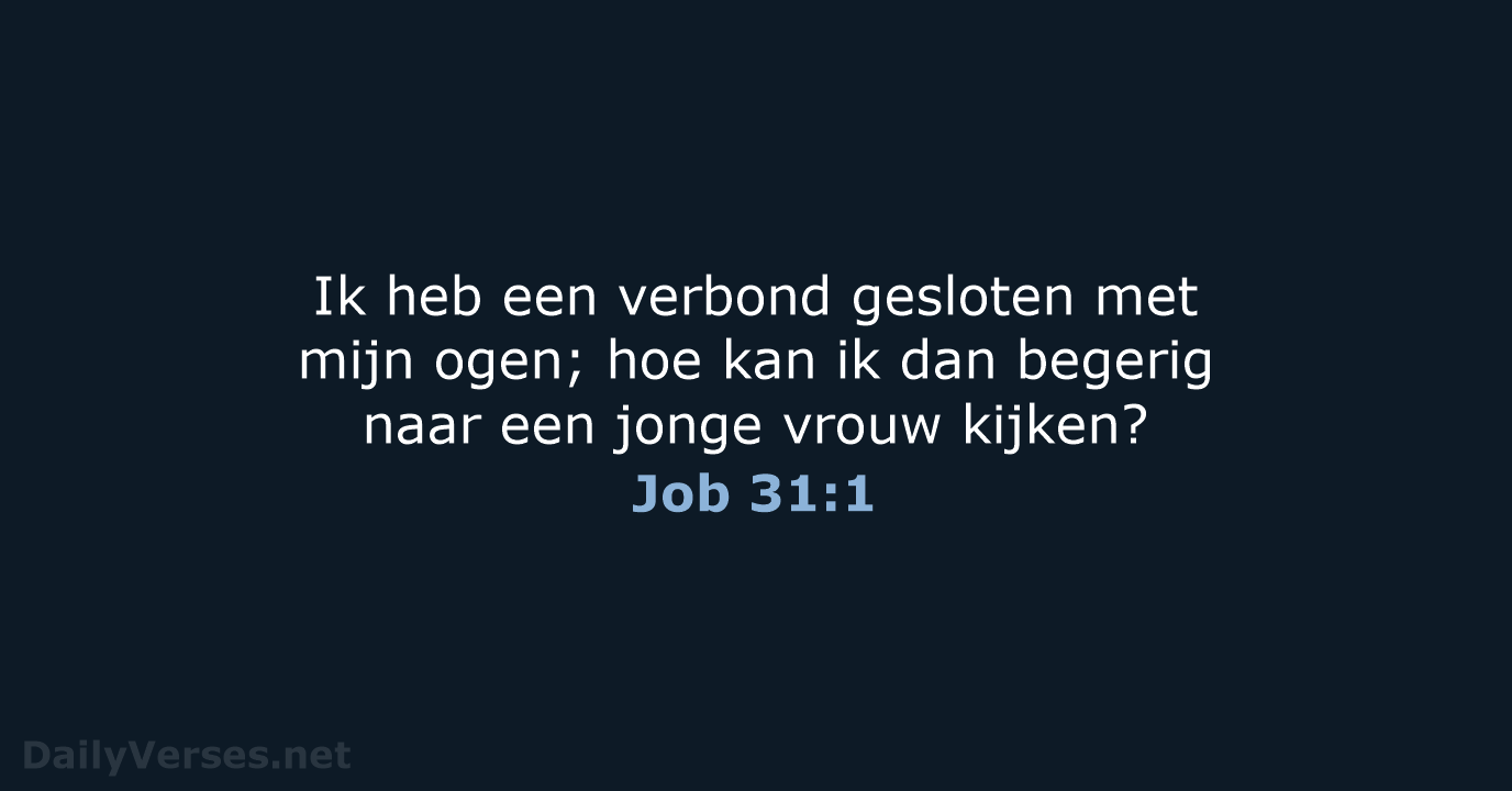 Job 31:1 - HSV