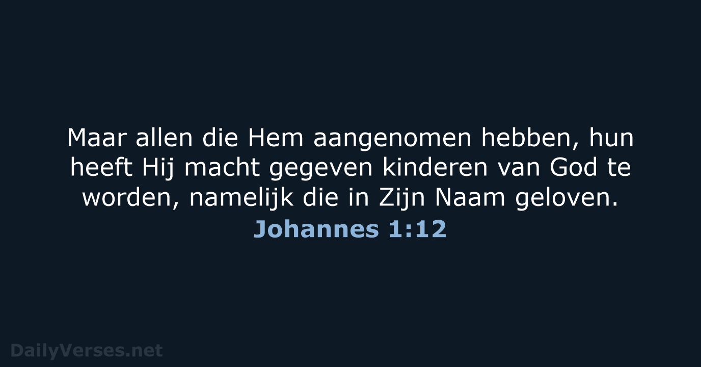 Johannes 1:12 - HSV