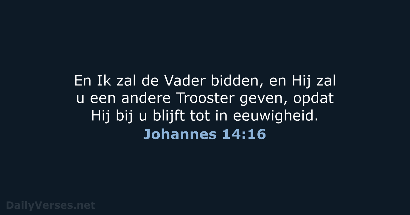 Johannes 14:16 - HSV