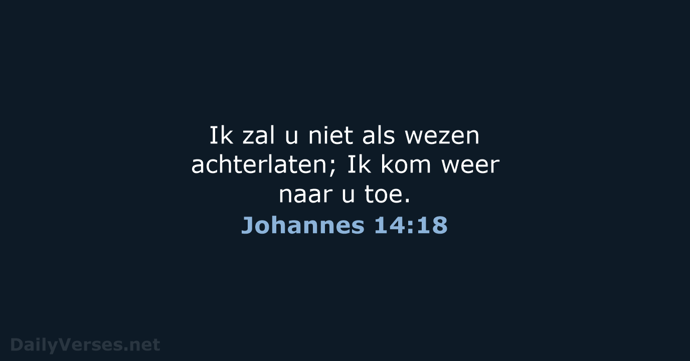 Johannes 14:18 - HSV