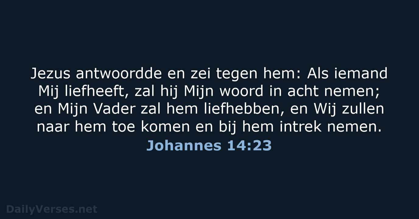Johannes 14:23 - HSV