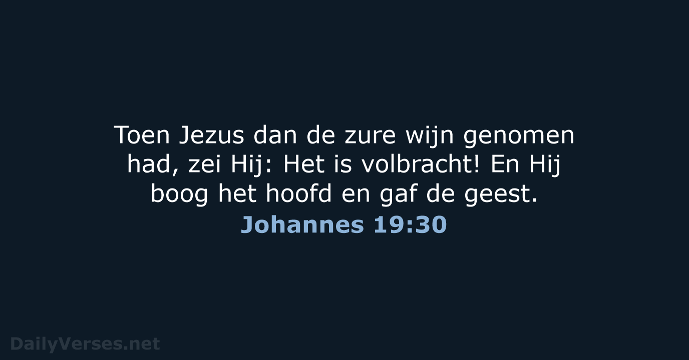 Johannes 19:30 - HSV