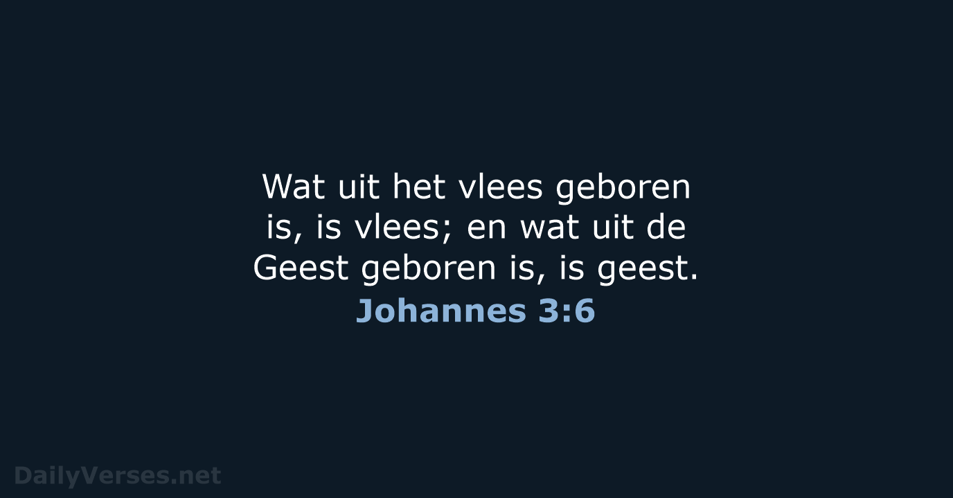Johannes 3:6 - HSV