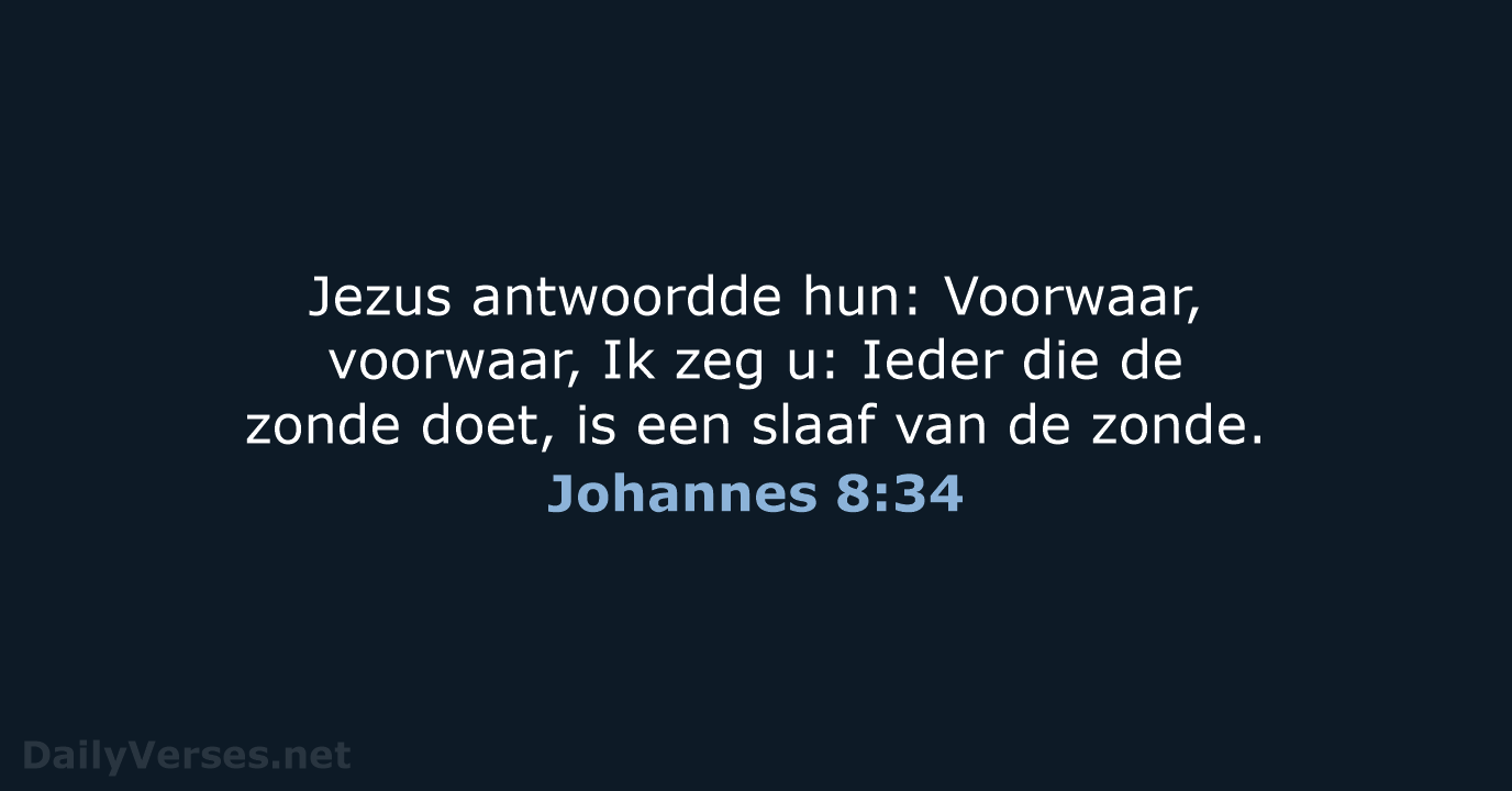 Johannes 8:34 - HSV