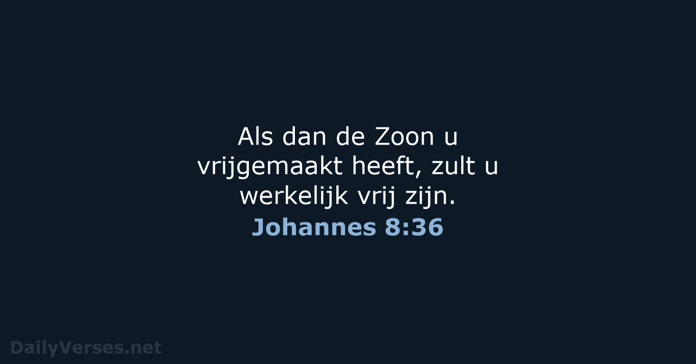 Johannes 8:36 - HSV