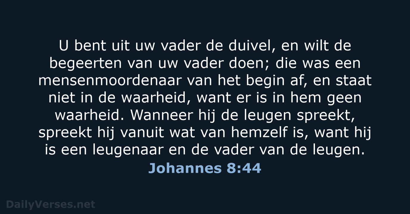 Johannes 8:44 - HSV