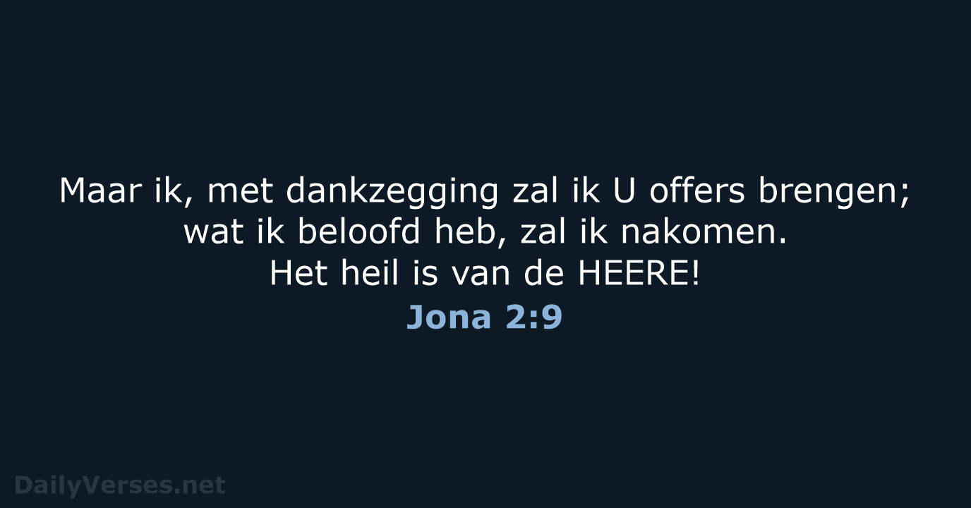 Jona 2:9 - HSV