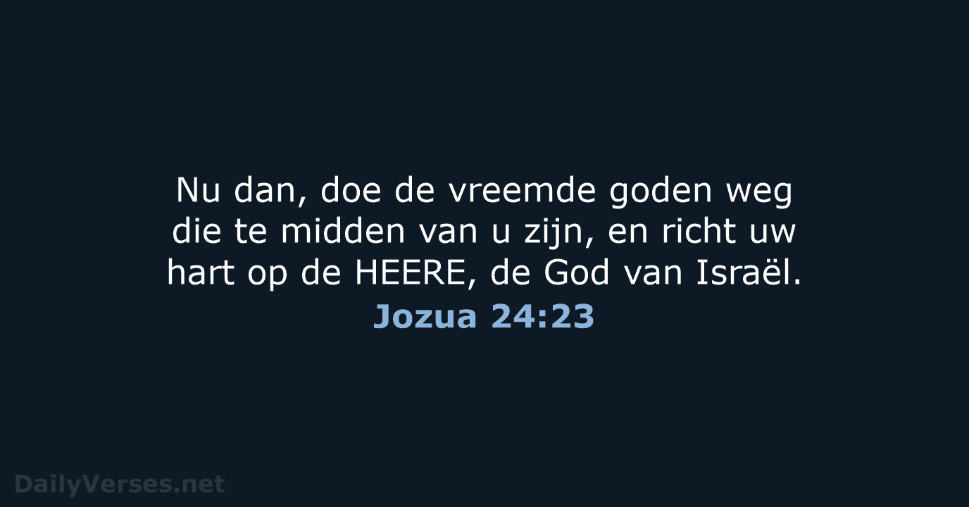 Jozua 24:23 - HSV