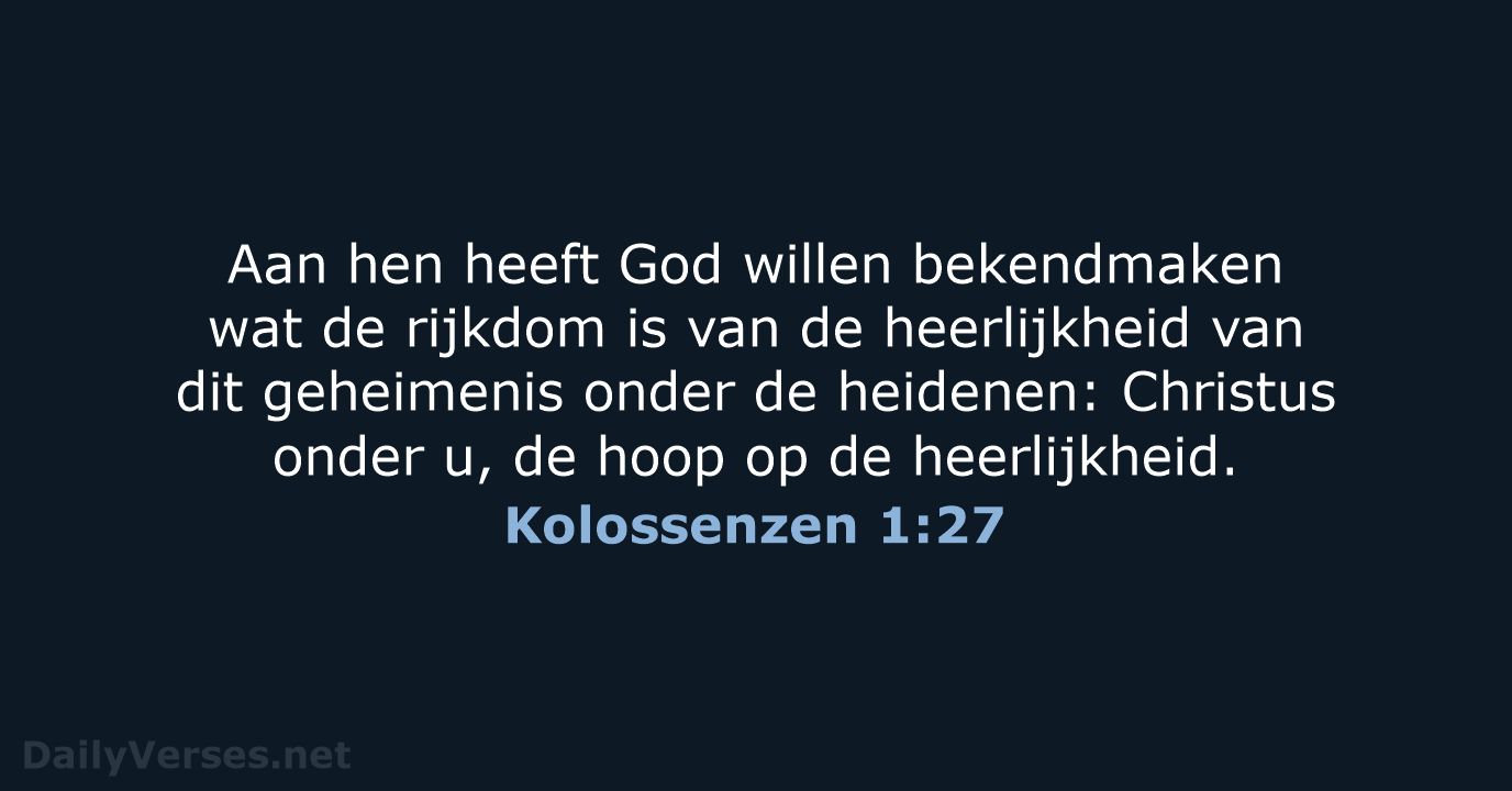 Kolossenzen 1:27 - HSV