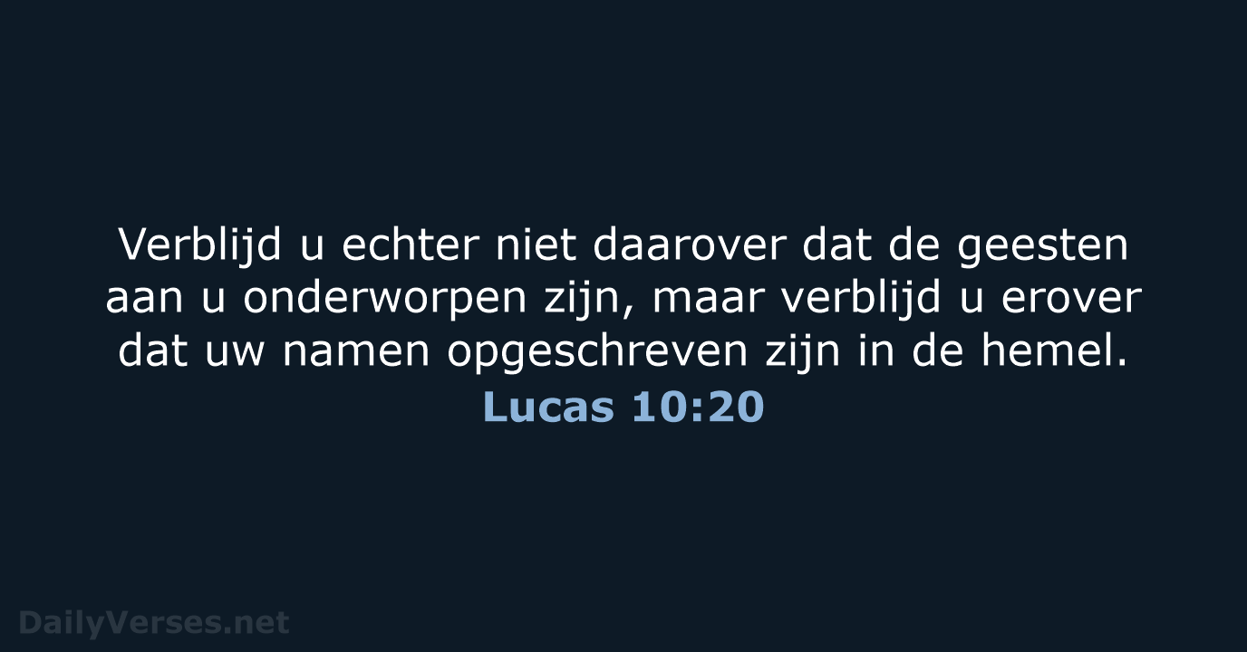 Lucas 10:20 - HSV