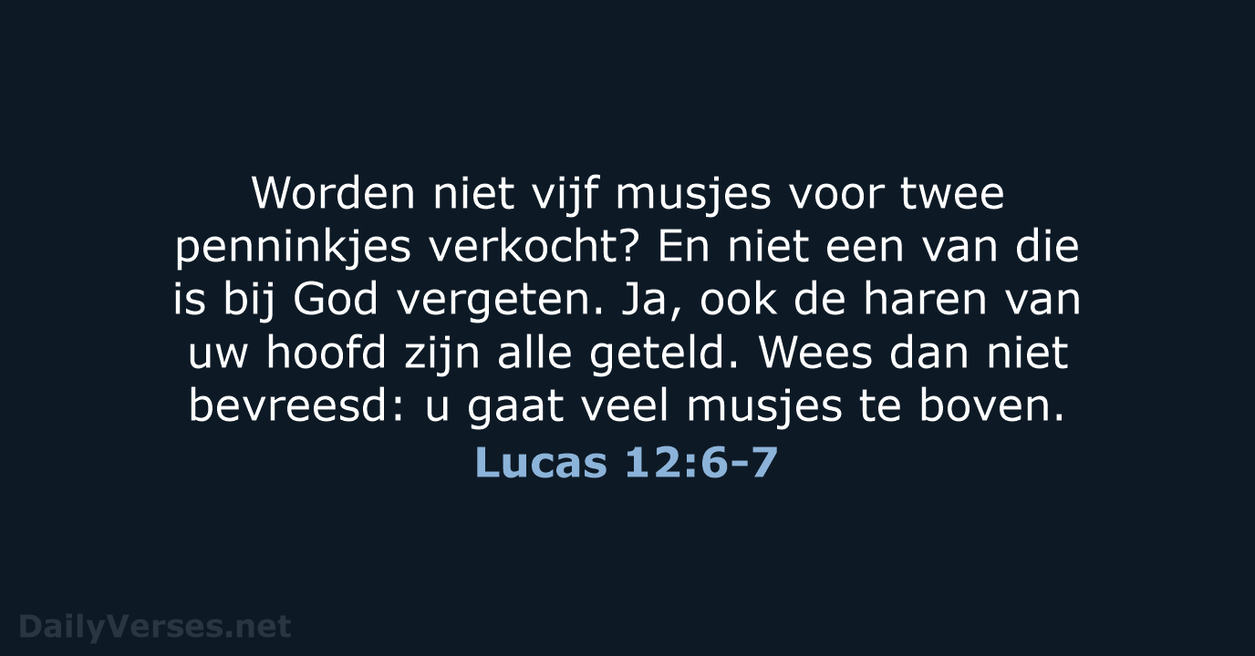Lucas 12:6-7 - HSV