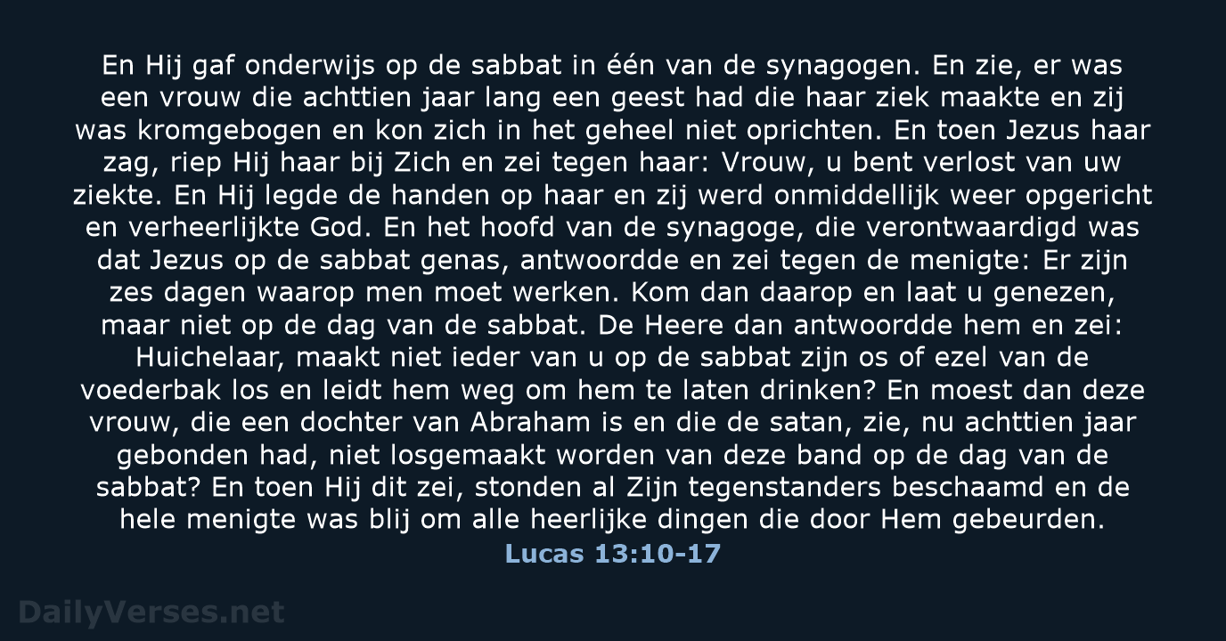 Lucas 13:10-17 - HSV