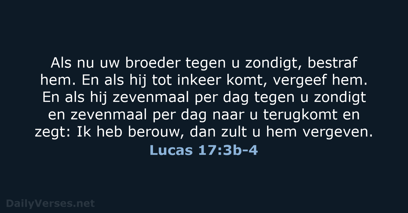 Lucas 17:3b-4 - HSV