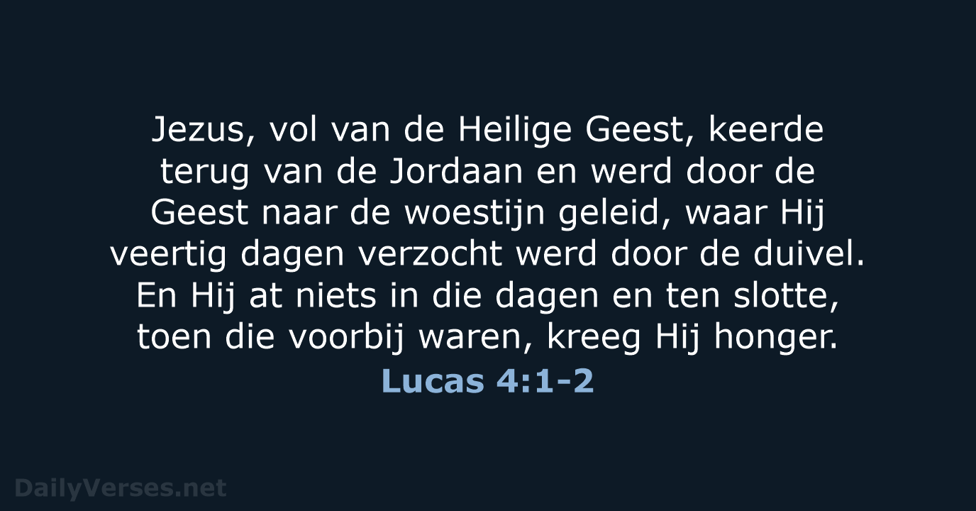 Lucas 4:1-2 - HSV