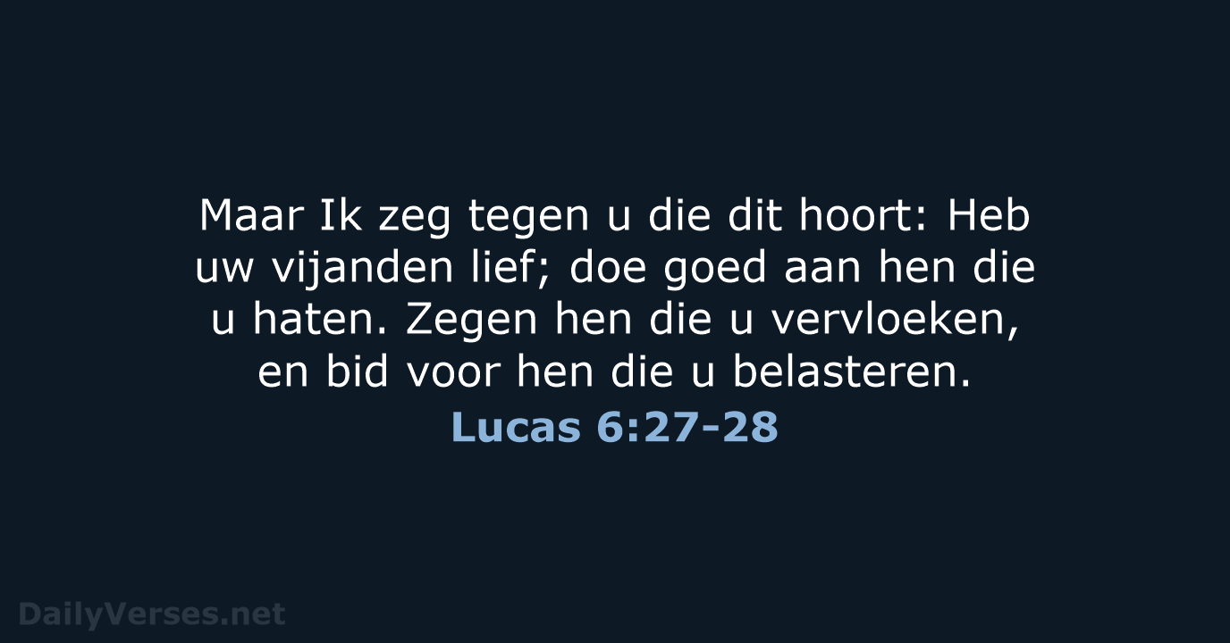 Lucas 6:27-28 - HSV