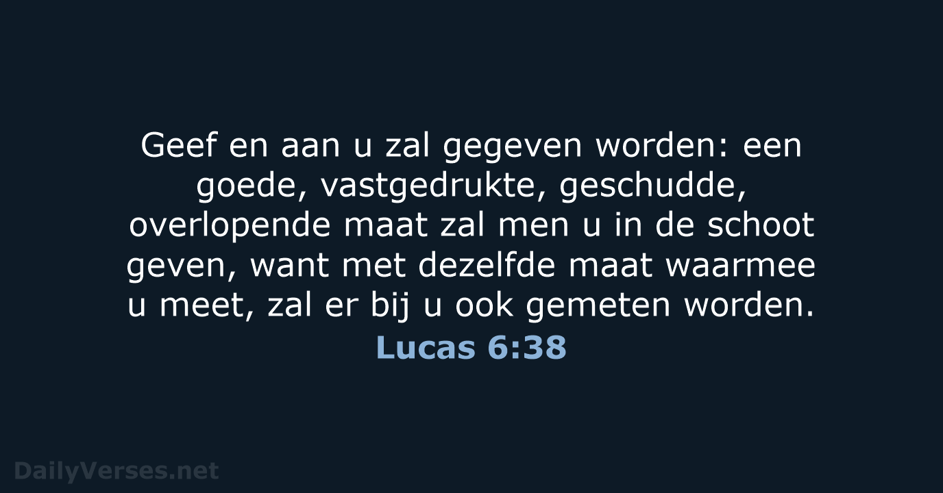 Lucas 6:38 - HSV