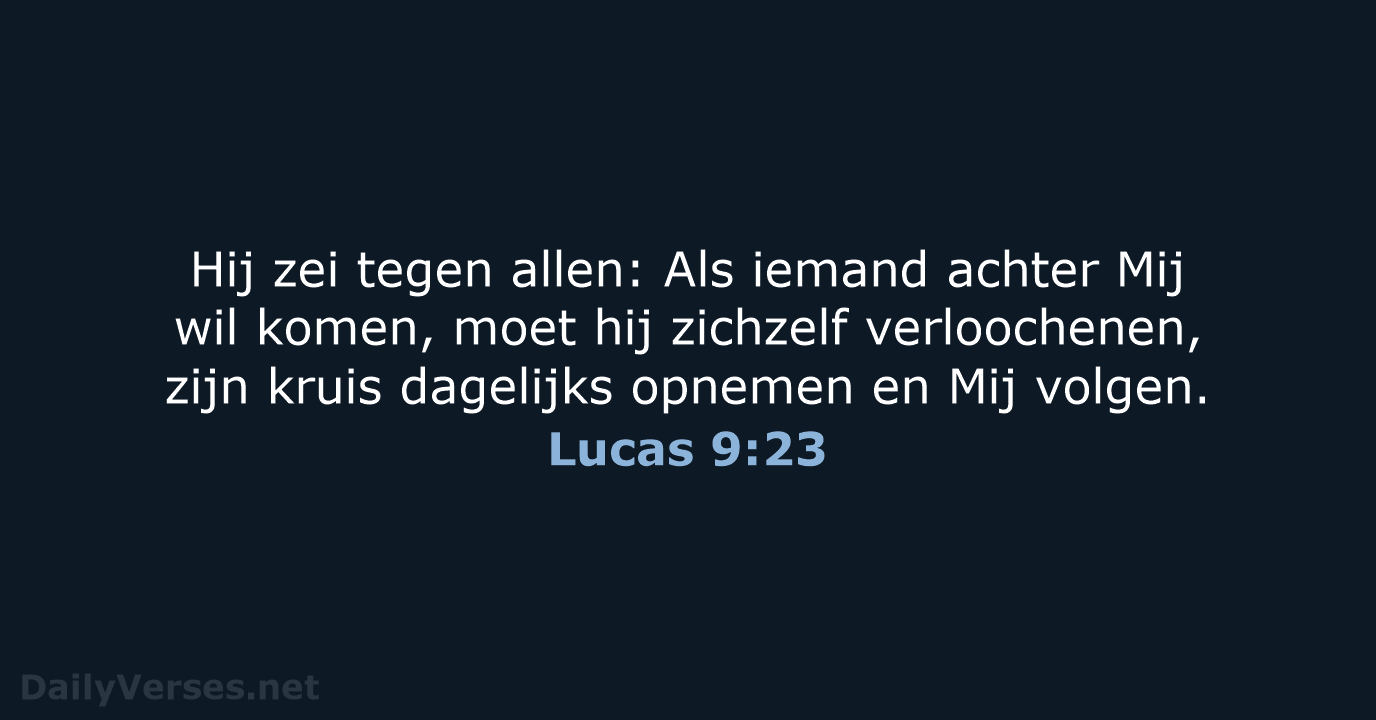 Lucas 9:23 - HSV