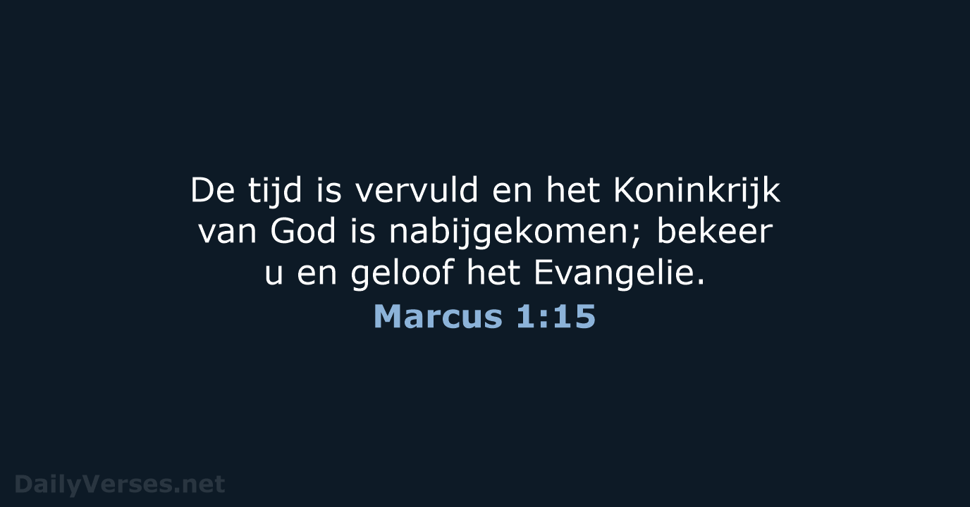 Marcus 1:15 - HSV