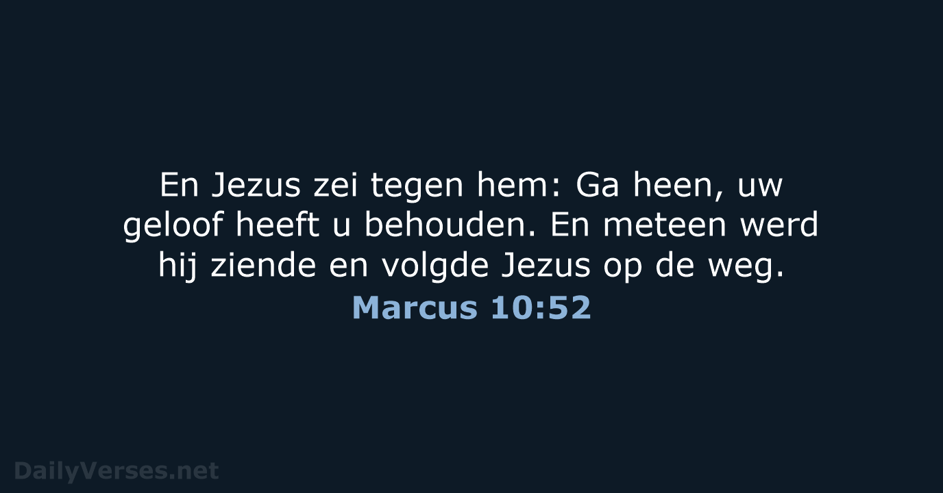 Marcus 10:52 - HSV